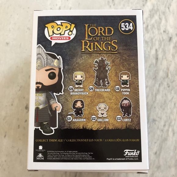 FUNKO POP! LORD OF THE RINGS KING ARAGORN B/N Excl - Picture 4 of 7